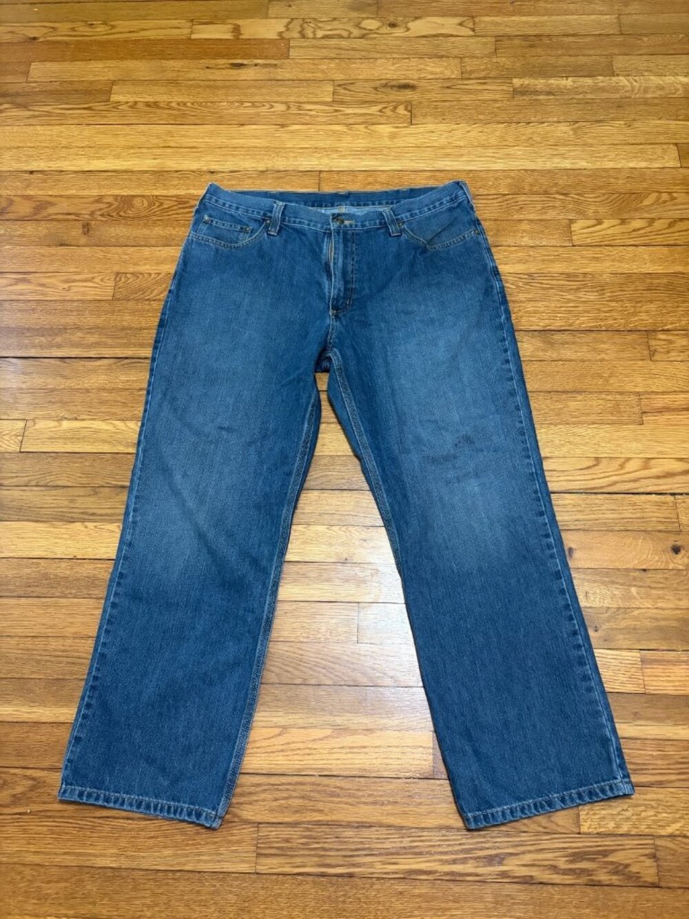 Carhartt Holter Relaxed Fit Jeans Men’s Size 38x30 Blue Dark Wash 101483 968